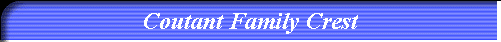 Coutant Family Crest