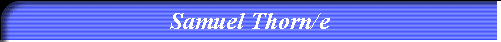 Samuel Thorn/e